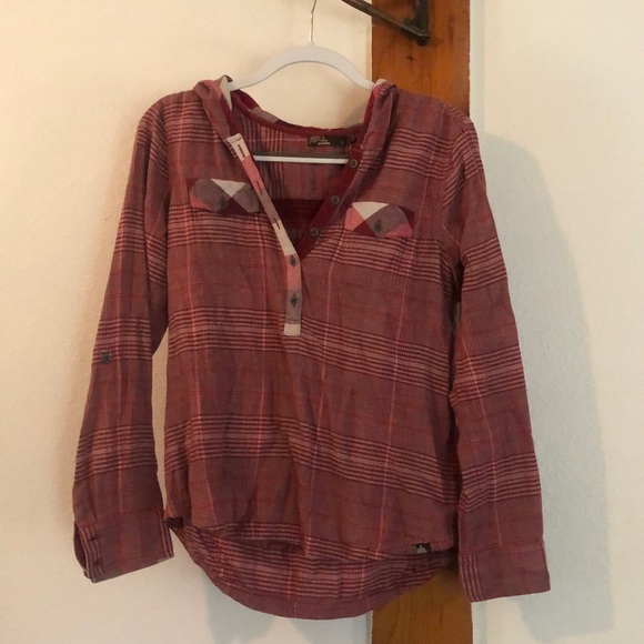 Hooded Plaid long sleeve - Picture 3 of 9